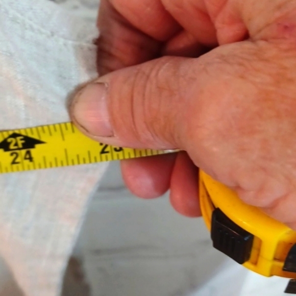 KIM Rodgers Womans Cream 100% Linen Buttoned Down Shirt XLP - Picture 7 of 8